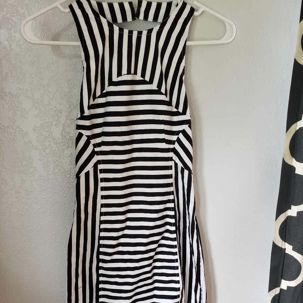 Beetlejuice striped dress